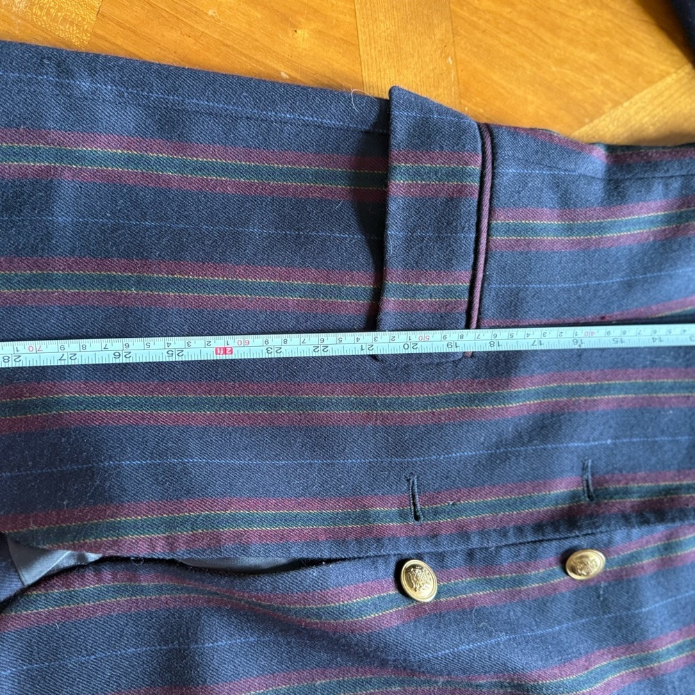 Vintage HTF 100% Wool Ralph Lauren Embroidered Blazer - Picture 14 of 16